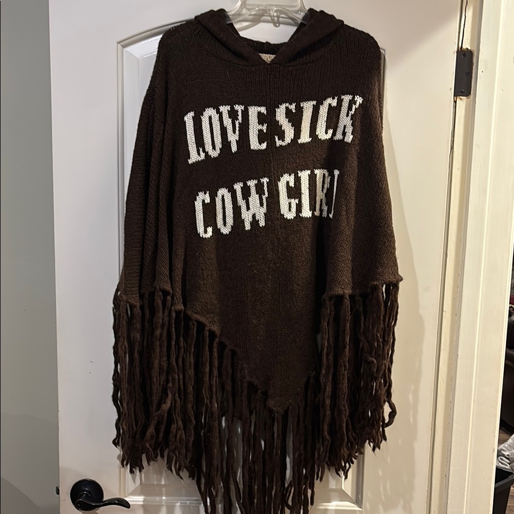 WildFox Lovesick Cowgirl Poncho